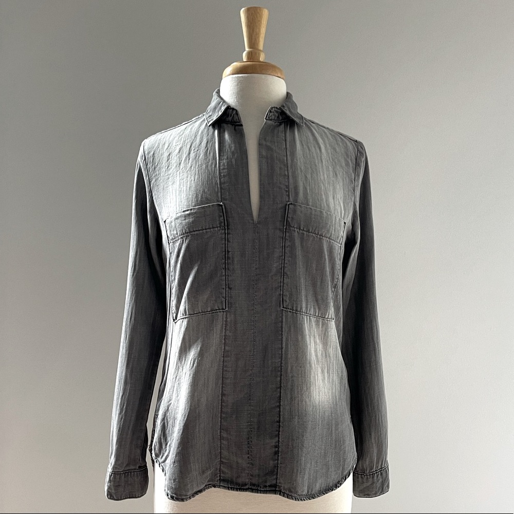 CLOTH & STONE | GREY WASHED PULLOVER
